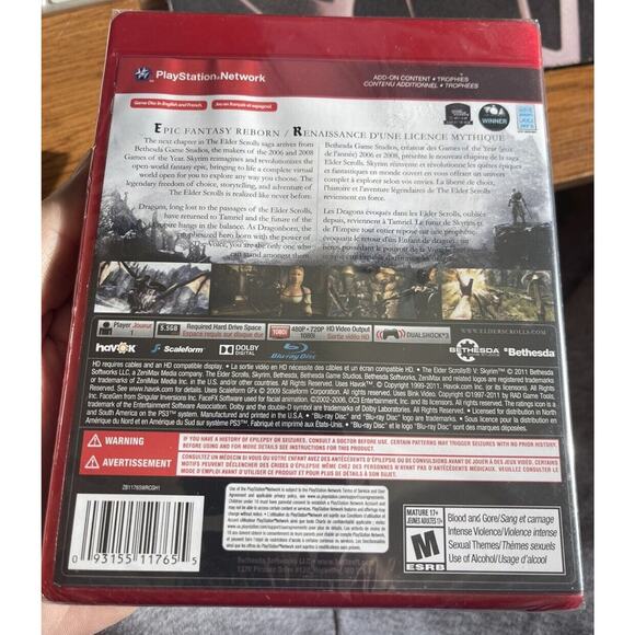 PlayStation 3 The Elder Scrolls V Skyrim 🔥Fast Shipping🔥PS3 Sealed New - Picture 3 of 3